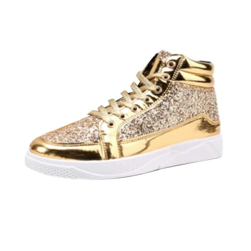 Generisch Sneaker Herren High Top Lackleder Schuhe - Modische rutschfeste Board-Schuhe Freizeitschuhe Joggingschuhe - MäNner Bequeme Boardschuhe Sportschuhe Turnschuhe Walkingschuhe Generisch Sneaker Herren High Top Lackleder Schuhe - Modische rutschfeste Board-Schuhe Freizeitschuhe Joggingschuhe - MäNner Bequeme Boardschuhe Sportschuhe Turnschuhe Walkingschuhe von Generisch