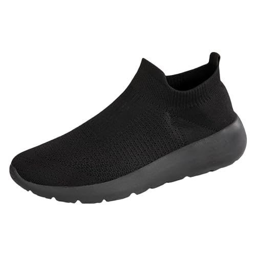 Generisch Sneaker Herren Laufschuhe Turnschuhe Tennisschuhe Wanderschuhe Trekkingschuhe Leichte Flugschuhe Mesh Atmungsaktive Freizeit Slip On Weiches Sohle Trainers Sportschuhe Running (44) von Generisch