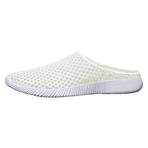 Generisch Sneaker Herren Laufschuhe Turnschuhe Tennisschuhe Wanderschuhe Trekkingschuhe Leichte Slip On Mesh Atmungsaktive Freizeit Casual Weiches Sohle Trainers Sportschuhe Running (Beige, 45) von Generisch