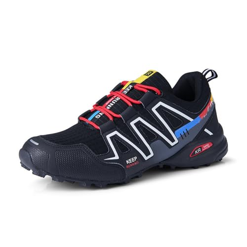 Generisch Sneaker Herren Orthopädische Wanderschuhe Rutschschutz Verschleißfest Schuhsohlen Bequeme Atmungsaktive Sportschuhe Outdoor Laufen Trekkingschuhe Lässige Offroad Freizeitschuhe von Generisch