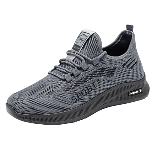 Generisch Sneaker Herren Schuhe Sportschuhe Laufschuhe Turnschuhe Herren Mesh Atmungsaktiv Wanderschuhe Tennis Fitness Jogging Walkingschuhe Leicht Strandschuhe Freizeit Straßenlaufschuhe Slip on von Generisch