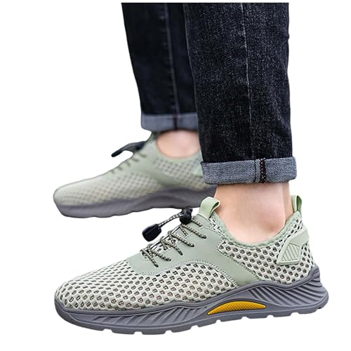 Generisch Sneaker Herren Schwarz Freizeitschuhe Atmungsaktive Mesh Sommerschuhe Breite Füße Sportschuhe Slip-On-Sicherheits Walkingschuhe Hand Stitched Einzelneschuhe rutschfest Wanderschuhe Generisch Sneaker Herren Schwarz Freizeitschuhe Atmungsaktive Mesh Sommerschuhe Breite Füße Sportschuhe Slip-On-Sicherheits Walkingschuhe Hand Stitched Einzelneschuhe rutschfest Wanderschuhe von Generisch