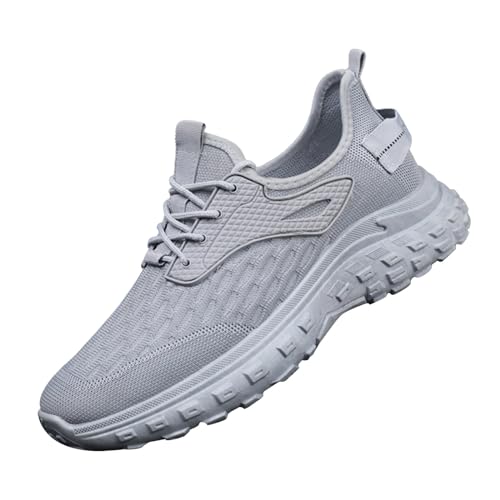Generisch Sneaker Herren Schwarz Walkingschuhe Running Turnschuhe rutschfest Sportschuhe Atmungsaktiv Joggingschuhe Weich Leicht Laufschuhe Bequeme Tennis Schuhe Trend Freizeitschuhe Wanderschuhe von Generisch