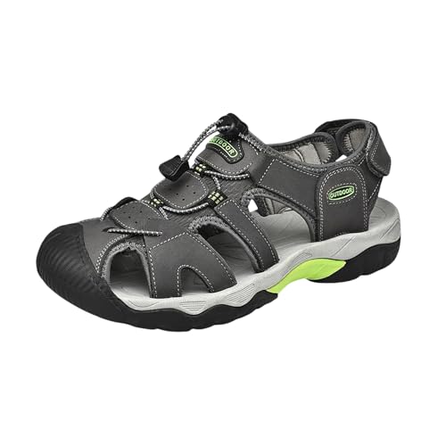 Generisch Sneaker Herren Sportschuhe Strand Hausschuhe Outdoor Wandern Flip Flops Sandalen Watschuhe Walkingschuhe Outdoor Fitness (Grey, 47) von Generisch