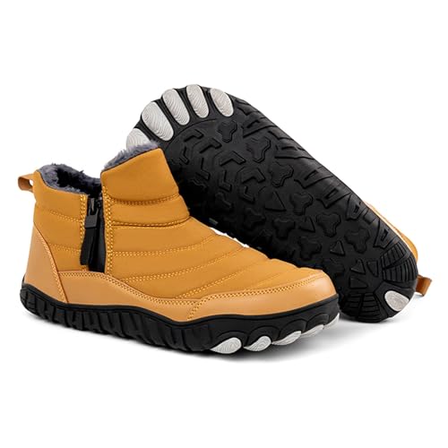 Generisch Sneaker Herren Stiefel Mit Reißverschluss Freizeitstiefel Sportlich Laufschuhe Weich Leicht Wanderschuhe Atmungsaktiv Joggingschuhe rutschfest Trekkingschuhe Bequeme Schlupfschuhe von Generisch