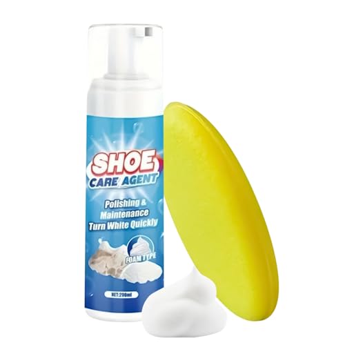 Generisch Sneaker Schaumreiniger - Schuhreinigungslösung Mit - 200ml Tragbar Langanhaltender Schutz Spray Für Tennis Leinwand Stiefel Outdoor Reisen von Generisch