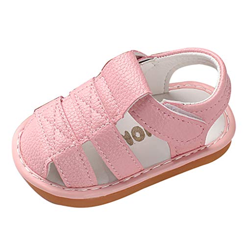 Generisch Sneaker Turnschuhe Kinder Wanderer erste Junge Schuhe Baby Roman Baby Schuhe Babyschuhe 23 Junge (Pink, 3-6 Months) von Generisch