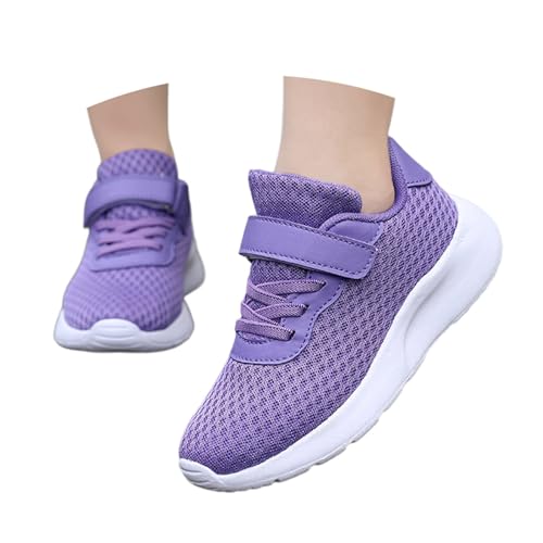 Generisch Sneakers Mädchen Leichte Sportschuhe Mesh Atmungsaktive Kinderschuhe Slip On Laufschuhe für Kinder Bequeme Turnschuhe mit Weicher Sohle Outdoorschuhe Hallenschuhe Basketballschuhe von Generisch