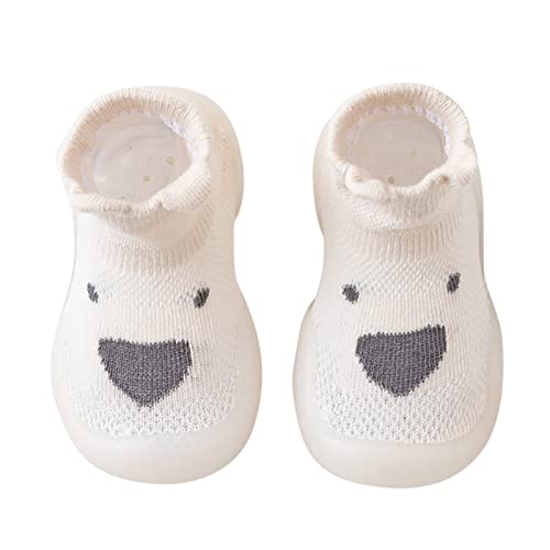 Generisch Sockenschuhe Baby Krabbelschuhe Lauflernschuhe Atmungsaktive Lauflernschuhe mit rutschfeste Weiche Kleinkind Sockenschuhe Leichte Slip-on Turnschuhe Weiche Sohle Haussocken von Generisch