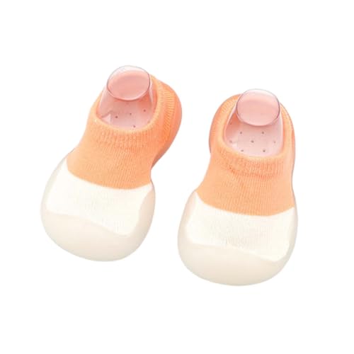 Generisch Sockenschuhe Baby Unisex Krabbelschuhe Baby Schuhe Weicher Stricken Kinderschuhe Unisex Hausschuhe Leichte Slip-on Turnschuhe Weiche Sohle Haussocken von Generisch