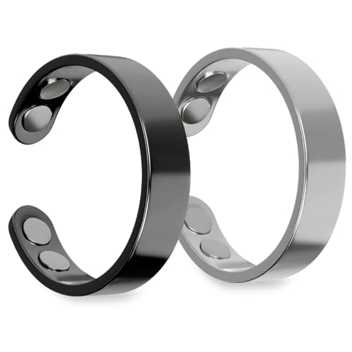 Generisch SöMni Ring Damen Wechseljahre, Magnetring Wechseljahre, VitalRing Wechseljahre, Reduziert Stress& AngstgefüHle Verbessert DieschlafqualitäT (2PCSC) von Generisch