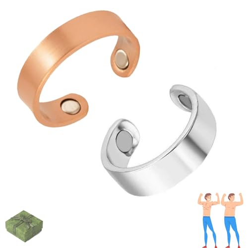 Generisch Sömni Ring Damen Wechseljahre, Sömni Women's Menopause Ring, Natürlich Einstellbar Sömni Magnetring, Entspannung, Schlafhilfe Müdigkeitsreduktion (2pcs-B) von Generisch