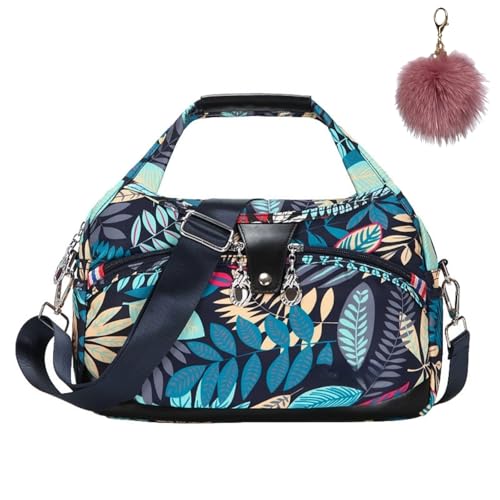Generisch Soft Side Lightweight Tote Bag,Multi-Pocket Fashion Waterproof Secure-Design Handbag,Oxford Cloth Travel Shoulder Bag Generisch Soft Side Lightweight Tote Bag,Multi-Pocket Fashion Waterproof Secure-Design Handbag,Oxford Cloth Travel Shoulder Bag von Generisch