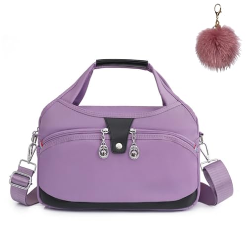 Generisch Soft Side Lightweight Tote Bag,Multi-Pocket Fashion Waterproof Secure-Design Handbag,Oxford Cloth Travel Shoulder Bag Generisch Soft Side Lightweight Tote Bag,Multi-Pocket Fashion Waterproof Secure-Design Handbag,Oxford Cloth Travel Shoulder Bag von Generisch