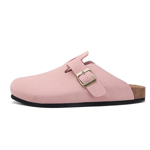 Generisch Sommer Einfuß Paar halbe Pantoffeln Trend Freizeit Tasche Kopf Männer Frauen Schleppen (Rosa6,43) von Generisch