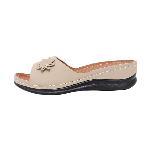 Generisch Sommer Hausschuhe Damen Elegant Schlappen Open Toe Pantoletten Casual Weichen Sohlen Sandalen Rutschfeste Freizeitschuhe Rutschfest Wanderschuhe Urlaub Strandschuhe Orthopädische Slipper Generisch Sommer Hausschuhe Damen Elegant Schlappen Open Toe Pantoletten Casual Weichen Sohlen Sandalen Rutschfeste Freizeitschuhe Rutschfest Wanderschuhe Urlaub Strandschuhe Orthopädische Slipper von Generisch