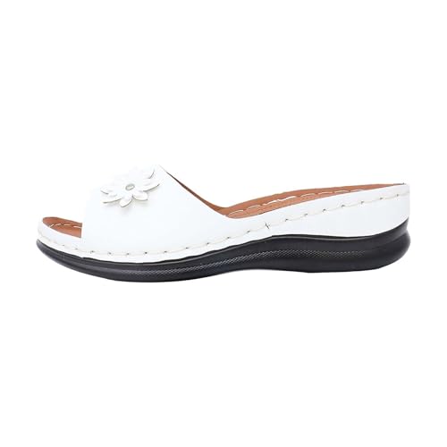 Generisch Sommer Hausschuhe Damen Elegant Schlappen Open Toe Pantoletten Casual Weichen Sohlen Sandalen Rutschfeste Freizeitschuhe Rutschfest Wanderschuhe Urlaub Strandschuhe Orthopädische Slipper Generisch Sommer Hausschuhe Damen Elegant Schlappen Open Toe Pantoletten Casual Weichen Sohlen Sandalen Rutschfeste Freizeitschuhe Rutschfest Wanderschuhe Urlaub Strandschuhe Orthopädische Slipper von Generisch