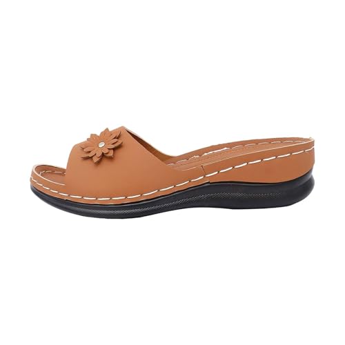 Generisch Sommer Hausschuhe Damen Elegant Schlappen Open Toe Pantoletten Casual Weichen Sohlen Sandalen Rutschfeste Freizeitschuhe Rutschfest Wanderschuhe Urlaub Strandschuhe Orthopädische Slipper Generisch Sommer Hausschuhe Damen Elegant Schlappen Open Toe Pantoletten Casual Weichen Sohlen Sandalen Rutschfeste Freizeitschuhe Rutschfest Wanderschuhe Urlaub Strandschuhe Orthopädische Slipper von Generisch
