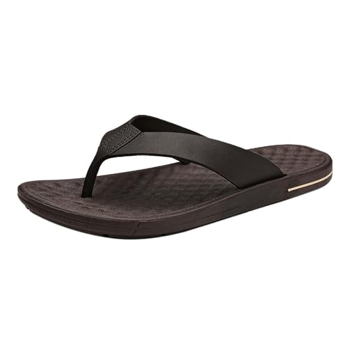 Generisch Sommer Herren Flip Flops Flacher Boden Leicht Rutschfest Pantoletten Farbverlauf Strandschuhe Modische Sommerschuhe Comfort Fit Zehentranner Badeschuhe Freizeit Sandalen von Generisch