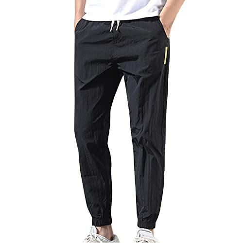 Generisch Sommer Hose Herren Leinenhosen Leinen Hosen Mann Leinenhose Herren Lang Breite Hosen Herren Sommerhosen Herren Für Arbeit/Sport/Zuhause von Generisch