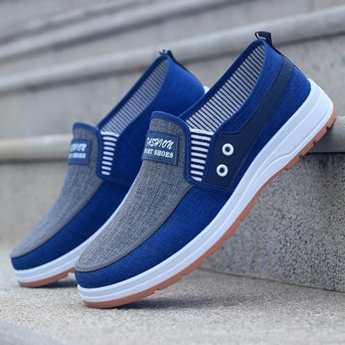 Generisch Sommer Schuhe Herren Canvas Ohne Schnürung Walkingschuhe Modische Freizeitschuhe Flach Schlupfschuhe Leicht Canvasschuhe Bequem Walkingschuhe Anti-Rutsch Slipper Fahrschuhe Frühling Sommer Generisch Sommer Schuhe Herren Canvas Ohne Schnürung Walkingschuhe Modische Freizeitschuhe Flach Schlupfschuhe Leicht Canvasschuhe Bequem Walkingschuhe Anti-Rutsch Slipper Fahrschuhe Frühling Sommer von Generisch