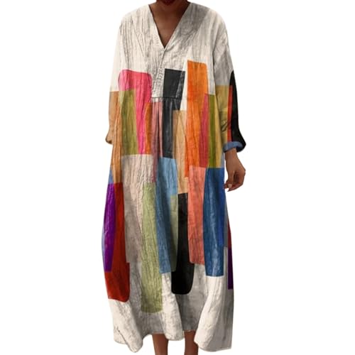 Generisch Sommerkleid Damen Midi, Boho Kleid, Strandkleid Lang Maxikleider V Ausschnitt Sommerkleider Leicht Und Luftig Boho Kleid Elegante Midikleid Freizeitkleid, Deals of The Day Generisch Sommerkleid Damen Midi, Boho Kleid, Strandkleid Lang Maxikleider V Ausschnitt Sommerkleider Leicht Und Luftig Boho Kleid Elegante Midikleid Freizeitkleid, Deals of The Day von Generisch