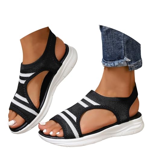 Generisch Sommerschuhe - Heel Mit Absatz Für Frauen Wedge Strandschuhe Keilabsatz Espadrilles Wedges Sommer Freizeit Plateau Schuhe Sandaletten Knöchelriemchen Offene Sandalen Casual Generisch Sommerschuhe - Heel Mit Absatz Für Frauen Wedge Strandschuhe Keilabsatz Espadrilles Wedges Sommer Freizeit Plateau Schuhe Sandaletten Knöchelriemchen Offene Sandalen Casual von Generisch