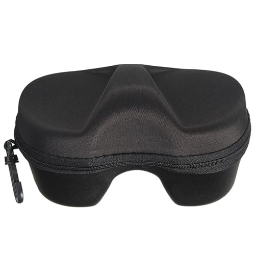 Generisch Sportbrillenetui, Brillenglasetui,Eva stoßfeste Schale - Kompaktes, leichtes, wasserdichtes Brillenetui mit Reißverschluss, passend für Skibrillen Aller Formen und Größen von Generisch