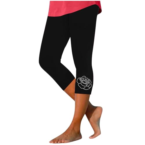 Generisch Sporthose Damen 3/4 Lang Hose mit Strass Bequem Yogahose Leggings Leicht Caprihose High Waist Sommerhose Lässig Laufhose Freizeithose Bauchweg Trainingshose Taillierte Jogginghose für Gym Generisch Sporthose Damen 3/4 Lang Hose mit Strass Bequem Yogahose Leggings Leicht Caprihose High Waist Sommerhose Lässig Laufhose Freizeithose Bauchweg Trainingshose Taillierte Jogginghose für Gym von Generisch