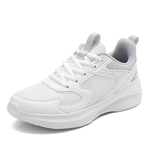 Generisch Sportschuhe Damen Klobige Turnschuhe Klassische Halbschuhe Retro Schnürschuhe Atmungsaktiv Bequem Freizeitschuhe von Generisch