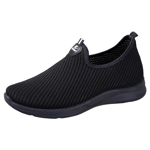 Generisch Sportschuhe Herren Casual Sneaker Leicht Atmungsaktiv Wanderstiefel rutschfest Laufschuhe Slip-On Walkingschuhe Sneaker Komfortschuhe Leicht Trekkingschuhe Wanderschuhe Sportschuhe von Generisch
