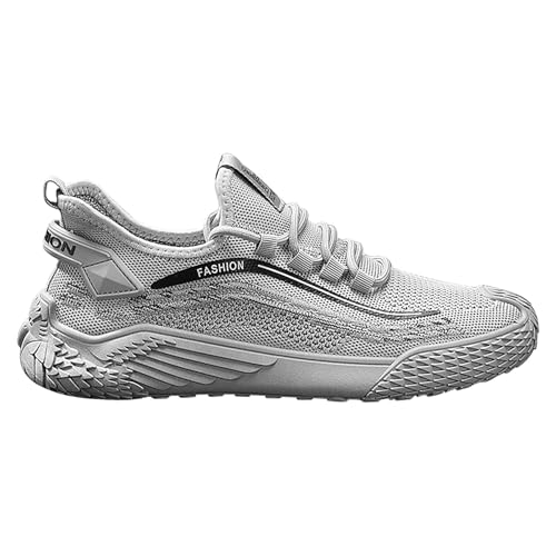 Generisch Sportschuhe Herren Für Sommer Turnschuhe Herren Mesh Sneaker Atmungsaktiv Freizeitschuhe Leicht Sommerschuhe Slip On Walkingschuhe rutschfest Schlupfschuhe Bequem Komfortschuhe Einfarbig von Generisch