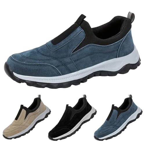 Generisch Sportschuhe Herren Wasserdicht Wanderschuhe Herren Orthopädische Trekkingschuhe Outdoor Wildleder Knöchel Bergschuhe Schuhe rutschfeste Schuhe Ultralight Wanderschuhe Sommer von Generisch
