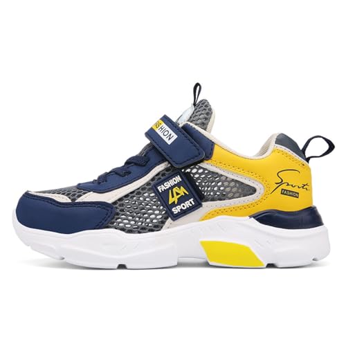 Generisch Sportschuhe Jungen Netz Frühling Atmungsaktiv Kinder Sportschuhe Einfach Netz Casual Universal Outdoor Laufschuhe Für Kinder Alter 5 12 Sport Schuhe von Generisch