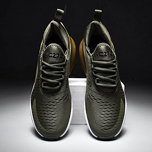 Generisch Sportschuhe atmungsaktive Netz Freizeitschuhe Herrenschuhe (Grün8,41) von Generisch