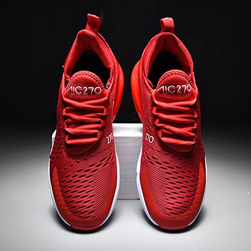 Generisch Sportschuhe atmungsaktive Netz Freizeitschuhe Herrenschuhe (Rot6,47) von Generisch
