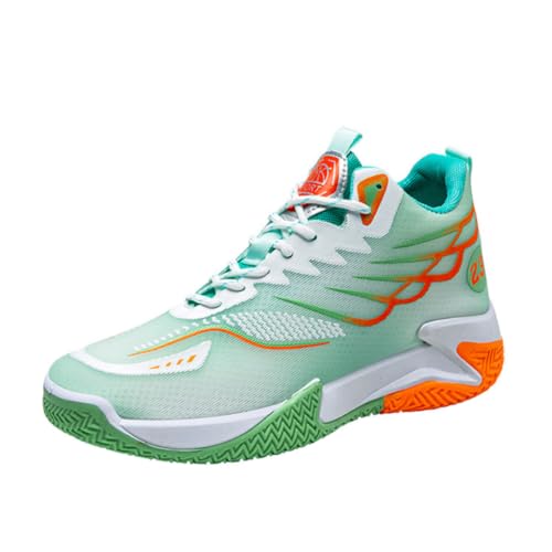 Generisch Sportschuhe mit atmungsaktivem Mesh leichte weiche Sohle verschleißfeste und Casual Laufschuhe EU 39-46 (Grün,44) von Generisch