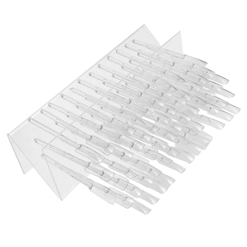 Generisch Ständer für Nagellack Gel-Nagellack-Organizer Gelpolierständer Nagellackhalter Nagellackpalette Nagellack-Präsentationsständer Tipps zur Anzeige der Nagelfarbe Plastik Transparent von Generisch