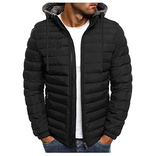 Generisch Steppjacke Herren Leicht mit Kapuze Warm Atmungsaktive Winterjacke Weich Dünne Daunenjacke Große Größen Locker Übergangsjacke Mode Einfarbig Outdoorjacke Bequeme Casual Puffer Jacket Generisch Steppjacke Herren Leicht mit Kapuze Warm Atmungsaktive Winterjacke Weich Dünne Daunenjacke Große Größen Locker Übergangsjacke Mode Einfarbig Outdoorjacke Bequeme Casual Puffer Jacket von Generisch