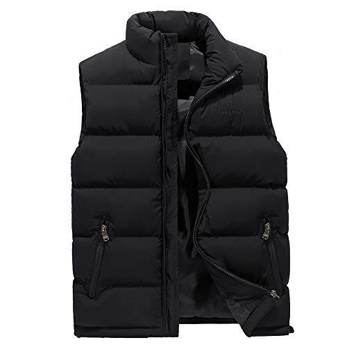 Generisch Steppweste Herren Leicht Warm Winter Westen Ärmellos Casual Daunenweste Locker Große Größe Übergangsweste Mode Trend Sportweste Bequeme Luftig Outdoorweste von Generisch