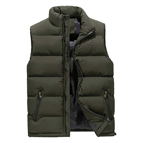 Generisch Steppweste Herren Leicht Warm Winter Westen Ärmellos Casual Daunenweste Locker Große Größe Übergangsweste Mode Trend Sportweste Bequeme Luftig Outdoorweste von Generisch