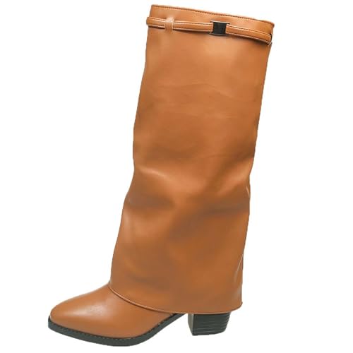 Generisch Stiefel Damen Spitze Keilstiefel Wedges Boots von Generisch