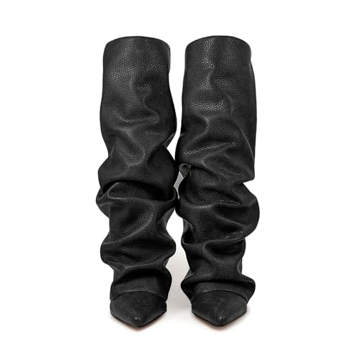 Generisch Stiefel Damen Spitzer Zehenpartie Klobigem Absatz Kniestiefel Mode Wasserdicht Stiefeletten Wasserdicht und Falten Schlupfschuhe Vintage Bequeme Damenschuhe Outdoor Rutschfeste High-Heels Generisch Stiefel Damen Spitzer Zehenpartie Klobigem Absatz Kniestiefel Mode Wasserdicht Stiefeletten Wasserdicht und Falten Schlupfschuhe Vintage Bequeme Damenschuhe Outdoor Rutschfeste High-Heels von Generisch