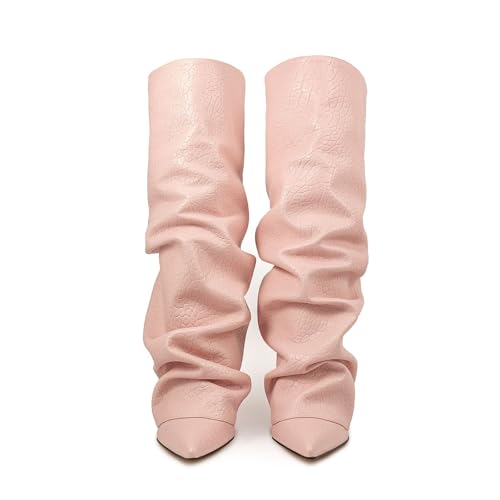 Generisch Stiefel Damen Spitzer Zehenpartie Klobigem Absatz Kniestiefel Mode Wasserdicht Stiefeletten Wasserdicht und Falten Schlupfschuhe Vintage Bequeme Damenschuhe Outdoor Rutschfeste High-Heels Generisch Stiefel Damen Spitzer Zehenpartie Klobigem Absatz Kniestiefel Mode Wasserdicht Stiefeletten Wasserdicht und Falten Schlupfschuhe Vintage Bequeme Damenschuhe Outdoor Rutschfeste High-Heels von Generisch