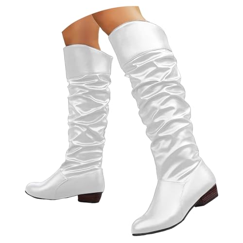 Generisch Stiefelette Damen Ankle Boots Stiefel mit Absatz und Reisverschluß Kurze Elegante Damenschuhe Schlupfschuhe Niederung Stiefel Kurzstiefel Übergangsstiefel Blockabsatz Ankle Boots von Generisch