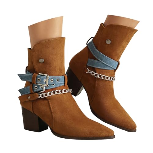 Generisch Stiefeletten Damen Blockabsatz Chelsea Boots Kurze Stiefel Elegante Damenschuhe Flandell High Heels Stiefel Spitze Blockabsatz Chelsea Boots Pumps Halbstiefel Generisch Stiefeletten Damen Blockabsatz Chelsea Boots Kurze Stiefel Elegante Damenschuhe Flandell High Heels Stiefel Spitze Blockabsatz Chelsea Boots Pumps Halbstiefel von Generisch
