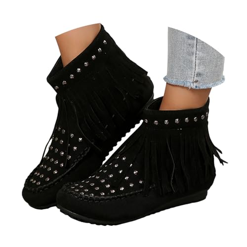 Generisch Stiefeletten Damen Flach Gothic Zipper Schuhe Westernstiefel Moderne Boots Ankle Wildleder Winterschuhe Übergangsstiefel Leicht Herbst Winter Winterstiefel Damenstiefel Generisch Stiefeletten Damen Flach Gothic Zipper Schuhe Westernstiefel Moderne Boots Ankle Wildleder Winterschuhe Übergangsstiefel Leicht Herbst Winter Winterstiefel Damenstiefel von Generisch