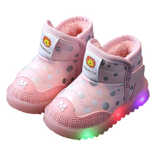 Generisch Stiefelschuh Mädchen Kunstleder warm Bequeme Chelsea Boot High-Top Stiefel Winterstiefel Kinder Sohlen Schwarz Elegante mit Seitlichem Reißverschluss Trachten für von Generisch