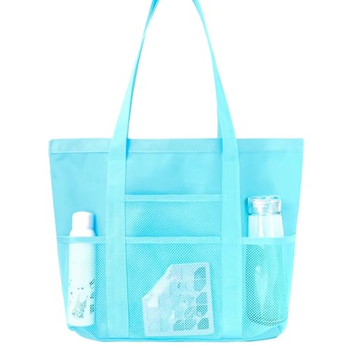 Generisch Strandtasche Tote | Tragbare Schwimmtasche | Wasserfeste Sporttasche Mit Großem Fassungsvermögen Für Handtuch & Sonnencreme von Generisch