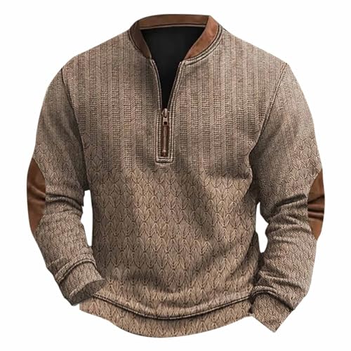 Generisch Strickfleece, Warmer Unisex Pullover aus Strick und Fleece, atmungsaktiver Zipp für Männer Sweatshirt Für Herren wasserdichte Sportjacke Herren Wollpullover Herren Generisch Strickfleece, Warmer Unisex Pullover aus Strick und Fleece, atmungsaktiver Zipp für Männer Sweatshirt Für Herren wasserdichte Sportjacke Herren Wollpullover Herren von Generisch